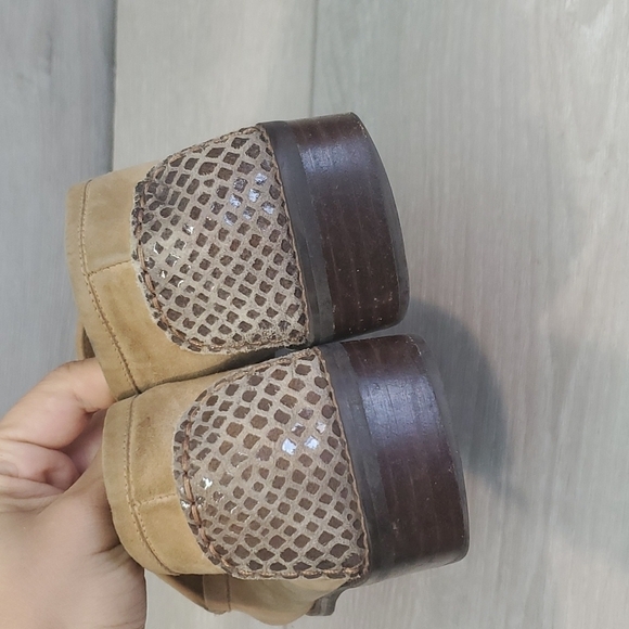 Stuart Weitzman Womens Suede Croc Style Loafer Flats shoes sz 10M - Picture 5 of 14